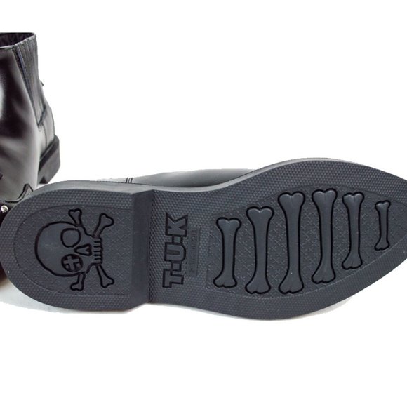 TUK Black Studded Jam Bootie Shoe - Picture 9 of 12